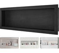 "NischenMeister - Niche de douche murale 10x40,64x127cm - Carrelage monocouche encastré - Étanche - XPS, bois, paroi arrière en ciment - Salle de bains Chambre à coucher Bureau"