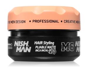 Nish Man M6 cire matifiant pour cheveux 100 ml