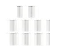 Nishiyuenyi 100 épingles Droites en Satin Fin, épingles à Tête de Couturière pour La Confection de Bijoux et Le Quilting, 34
