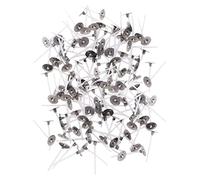 Nishiyuenyi 100 Morceaux de Mèches de Bougie En Pur pour La Fabrication de Bougies à La Maison 90MM, 200pcs-2.5cm