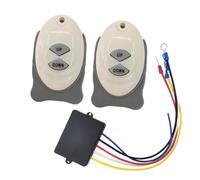 Nishiyuenyi 2 Pièces Contrôleur Treuil Télécommande Bateau avec Double Interrupteur 12V Matériau PP Flottant Étanche Utilisable pour Pêche Navigation