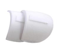 Nishiyuenyi 2 Pièces Épaulettes Femmes Réutilisables Légeres en Éponge Fournitures Vêtements Installation Simple et Pratique Épaissies pour Correction Professionn, Blanc, 1cm