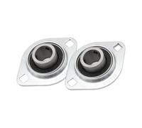 Nishiyuenyi 2 Pièces Roulement Palier SBPFL205 16 Palier Bride Roulement Flasque Clé Incluse Inox 304 Logement Pressé Résistant Humidité Bague Intérieure avec