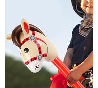 Nishiyuenyi 3x Cheval Gonflable En Forme de Bâton Cheval En Forme de Joli Ballon En Forme de Tête de Cheval pour Anniversaire D'enfant