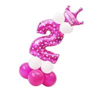 Nishiyuenyi 3x Ensemble de Colonnes de Tous de La Couronne de Ballons Joyeux