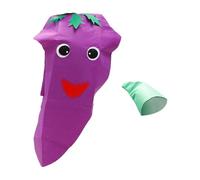 Nishiyuenyi Accessoire de Costume de Fruit Adorable pour déguisement de Mascarade, Spectacle sur scène, Jeu de rôle, Forme D'aubergine