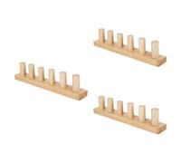 Nishiyuenyi Accessoire de Métier à Tricoter Décoration Intérieure pour La Fabrication de Couvertures Cadeaux en Bois Adaptés Aux Débutants Kit de Tricot à La Main, 3 Pièces