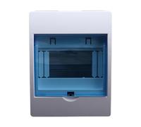 Nishiyuenyi Boîte de Protection Distribution Coffret Dérivation Boîtier Disjoncteur Étanche Matériau PP Couvercle Transparent Compact Adapté aux Habitants
