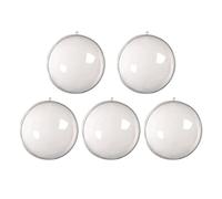 Nishiyuenyi Boule Transparente Remplissable Boule Vide Ornements Suspendus Boîte-cadeau de Fête Sphère de Noël pour Les Projets D'artisanat de Bricolage En Plein, 5CM