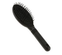Nishiyuenyi Brosse Boucle Cheveux Extension Brosse Spéciale Sans Statique Manche Facile à Saisir En Plastique Résistant Adaptée à La Coiffure Soin Des Extensions, Noir