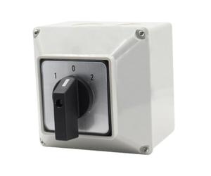 Nishiyuenyi Changeover Switch Sélecteur de Phase à Came Rotative Interrupteur de Transfert Universel Moteur Réversible Boîtier Robuste Étanche Matériau PC
