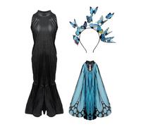 Nishiyuenyi Costume d'halloween pour Enfants, Déguisement de Cosplay, Jeu de Rôle pour Le Carnaval d'halloween, L