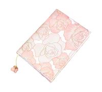 Nishiyuenyi Couverture de Livre, Lavable, Protège-journal, Manuels Scolaires, Couverture pour Livre de Poche, Couverture Rigide, Agenda, Rose