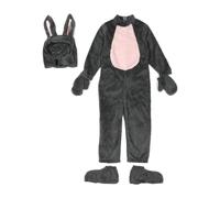 Nishiyuenyi Ensemble de Costume de Lapin de Pâques pour Enfants, Pyjama Lapin pour Garçons et Filles, Déguisements et Fêtes, M
