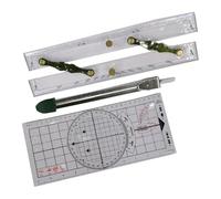 Nishiyuenyi Ensemble de Navigation de Base 3x : à Points Fixes, Règle Parallèle Marine, 30cm