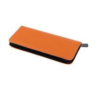 Nishiyuenyi Étui pour Ciseaux de Coiffure, Sacoche En PU Résistant à La Saleté et à L'eau, pour Salons Professionnels, Format œuf Mobile, Orange