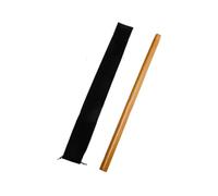 Nishiyuenyi Gua Sha Outil de Massage Bambou Bâton de Rouleau Relaxation Musculaire Instrument Traditionnel Bord Lisse Adapté pour Maison Salon de Beauté Gymnase V, 60x3cm avec Sac