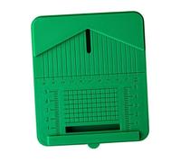 Nishiyuenyi Guide de Perçage de Boucles D'oreilles En Argile, Outil de Fabrication de Bijoux En Argile, Support de Perçage de Boucles D'oreilles Compact E, Vert