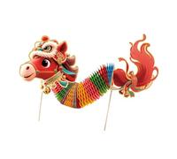 Nishiyuenyi Guirlande Suspendue en Papier 3D Représentant Un Dragon Chinois, Ornement de Cheval, Légère, Amusante et Créative, pour Le Nouvel an et Les Mariages, Style C