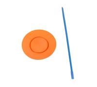 Nishiyuenyi Jeu de Jonglerie pour Développer Les Compétences avec des Assiettes et des Accessoires de Performance, Orange