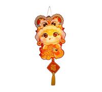 Nishiyuenyi Kit de bricolage de lanterne du Nouvel An 2025 en forme de serpent pour enfant, kit d'artisanat de lanterne portable et cadeau d'ornement pour enfants, Fu