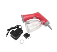 Nishiyuenyi Machine à Mousser pour Permanente, Accessoires de Coiffure, Souffleur électrique, Distributeur de Mousse Uniforme, Outil de Coiffure pour, Rouge 300 Ml