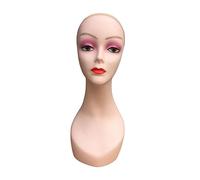 Nishiyuenyi Mannequin Tête Présentoir Femme Support Perruques Porte Perruque Maquillage Polypropylène Pratique Stable Adaptée pour Exposition Accessoires Salon Ma, Style un