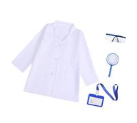 Nishiyuenyi Manteau D'infirmière pour Enfants, Jeu de Rôle et Costume de Médecin, M