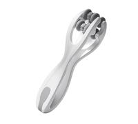 Nishiyuenyi Massager de Doigts Roller Mains Compact Soulagement Articulations Silicone Convenable Adultes Bureau Travailleurs, gris