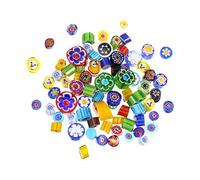 Nishiyuenyi Mélange de Couleurs et de Formes en Verre, 50 G/Sac, Fusion dans Le Verre, Accessoires de Four à Micro-Ondes pour