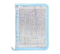 Nishiyuenyi Organisateur de Bijoux, Livre pour Colliers, Souvenirs, Cartes et Broches, Bleu