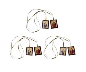 Nishiyuenyi Pendentif Scapulaire Catholique - Cadeaux de Noël