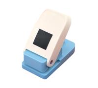 Nishiyuenyi Perforatrice Papier Mini Perforatrice Découpeur Papier Réutilisable pour Cartonnage Enfant avec Construction Solide En Polypropylène Adaptée pour Proj, CarrÉ