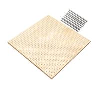 Nishiyuenyi Planche à Bloquer pour Crochet, Motif Granny Squares, Robuste, avec 9 Picots En Acier, Idéale pour Les Passionnés de Loisirs Créatifs, épingles de 40 x 40 cm et de 10 cm