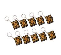 Nishiyuenyi Porte-clés Livre du Coran - Mini Design élégant pour Sac et Clés, Or, 3,5 x 4 cm