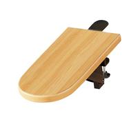 Nishiyuenyi Rallonge de Bureau Support de Poignet Table D'Appoint Pliable Plateau de Clavier et Organisateur avec Fixation Par Pince Solide Adapté pour Le Télétr, Pince à Bois 1, 31.5 Cm X 14.5 Cm
