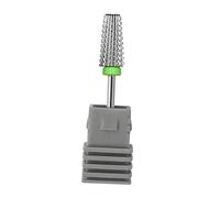 Nishiyuenyi Remplacement Manucure Pédicure Accessoire Rotary Burrs Suppression Cuticule Structure Tungstène Acier Adapté à Salon Beauté Usage, Vert C