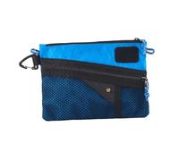 Nishiyuenyi Sac de Transport, Portefeuille de Courses, en Polyester, résistant à l'usure, Compact, pour pièces de Monnaie, pour randonnée, pêche, Bleu