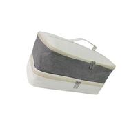 Nishiyuenyi Sac de Transport pour Outils de Coiffure Étui de à Double Couche Valise Compacte pour Sèche-cheveux Organisateur d'Accessoires de Toilettes