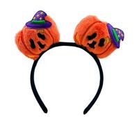 Nishiyuenyi Serre-tête Adorable Coiffe de Fête Accessoire de Cheveux Bandeau Créatif en Peluche pour un Look Charmant Approprié Comme Cadeau d'Anniversaire pour, Citrouille