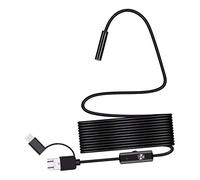 Nishiyuenyi USB Android Caméra Inspection Flexible Câble Lumière Réglable Caméra Étanche Adapté Smartphone Ordinateur Dépannage, 10m