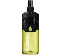 NISHMAN Aftershave Cologne 04 - Lemon 400ml - Lotion Après-Rasage Rafraîchissante pour Hommes - Parfum de Citron Traditionnel, Eucalyptus, Rose, Musc - Cologne Après-Rasage Homme