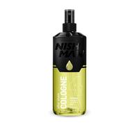 NISHMAN Aftershave Cologne 04 - Lemon 400ml - Lotion Après-Rasage Rafraîchissante pour Hommes - Parfum de Citron Traditionnel, Eucalyptus, Rose, Musc - Cologne Après-Rasage Homme