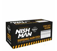 NISHMAN Allumettes Hémostatiques Jetables 24x20 Pièces - Arrêt Rapide du Sang Pour Coupures de Rasage - Format Pratique en Allumette pour Barbiers et Usage Domestique