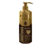 NISHMAN Après-Shampooing Soin Barbe & Moustache 200ml - Hydrate et Adoucit pour une Barbe Saine, une Moustache Brillante et un Entretien Optimal avec des Ingrédients Naturellement Formulés