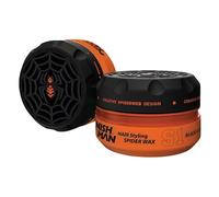 Nishman Aqua Spider Wax 150ML - Tenue Forte, Finition Brillante et Style Flexible pour Chaque Type de Cheveux - Hydratation Longue Durée et cire (150ML, S1 - Veuve noire)