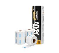 NISHMAN Bandes pour Cou et Nuque - Blanc 5 Rouleaux avec 100 Bandes - Protection Douce pour le Cou, Idéale pour un Rasage Confortable ou une Coupe de Cheveux Qui Retient les Cheveux