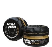 NISHMAN Cire coiffante Gold One 07 – Tenue forte, Fini brillant naturel – 150 ml