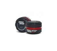 NISHMAN Cire Coiffante pour Hommes 09 - Cola 150g - Parfum Cola - Finition Brillance Naturelle - Tenue Forte - Gel Cheveux Aqua Wax - Contrôle et Définition Longue Durée
