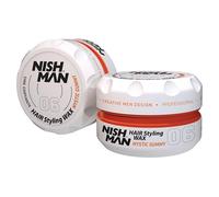 Nishman Cire Coiffante 150ML - Tenue Puissante et Style Flexible pour Chaque Style de Cheveux - Contrôle et Définition Longue Durée (150ML, 06 - Gomme mystique)
